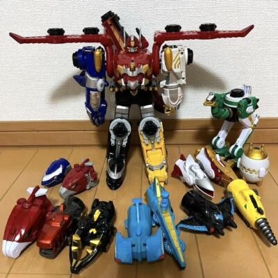 MEGAREX, VNGD 3点セット Power Rangers Mega Force Goseiger DX Datas Hyper Megazord