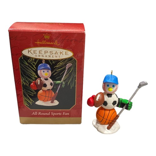 Vintage 1997 Hallmark Keepsake Ornament All-Round Sports Fan