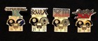 Pittsburgh Steelers Set- First 4 NFL Super Bowl Starline Collector Pins, Vintage — photo 1
