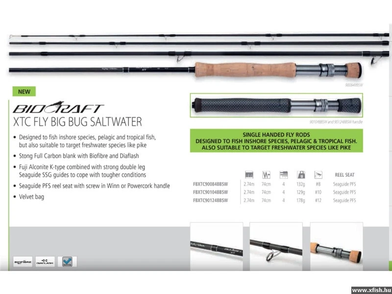 SHIMANO BIOCRAFT XT BIG BUG SALT WATER FLY ROD