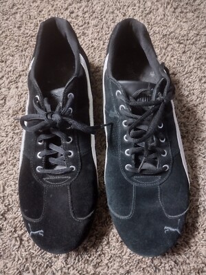 Vintage Puma Men's SpeedCat OG Y2k Black White Suede Vintage Puma Men's SpeedCat OG Y2k Black White Suede