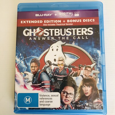Ghostbusters Answer The Call Blu-Ray Drama Action Comedy Region B + Bonus Disc