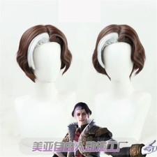 Final Fantasy XIV ff14 Emet-Selch Cosplay Wig Short party Synthetic Costume Wigs