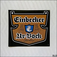 Einbecker Ur-Bock Starkbier Beer Label (BL8)