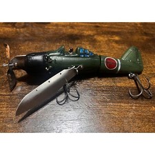 HO-KAGO LURE TIME Zero Fighter Reisen Big Crawler Bait Green Fishing Excellent