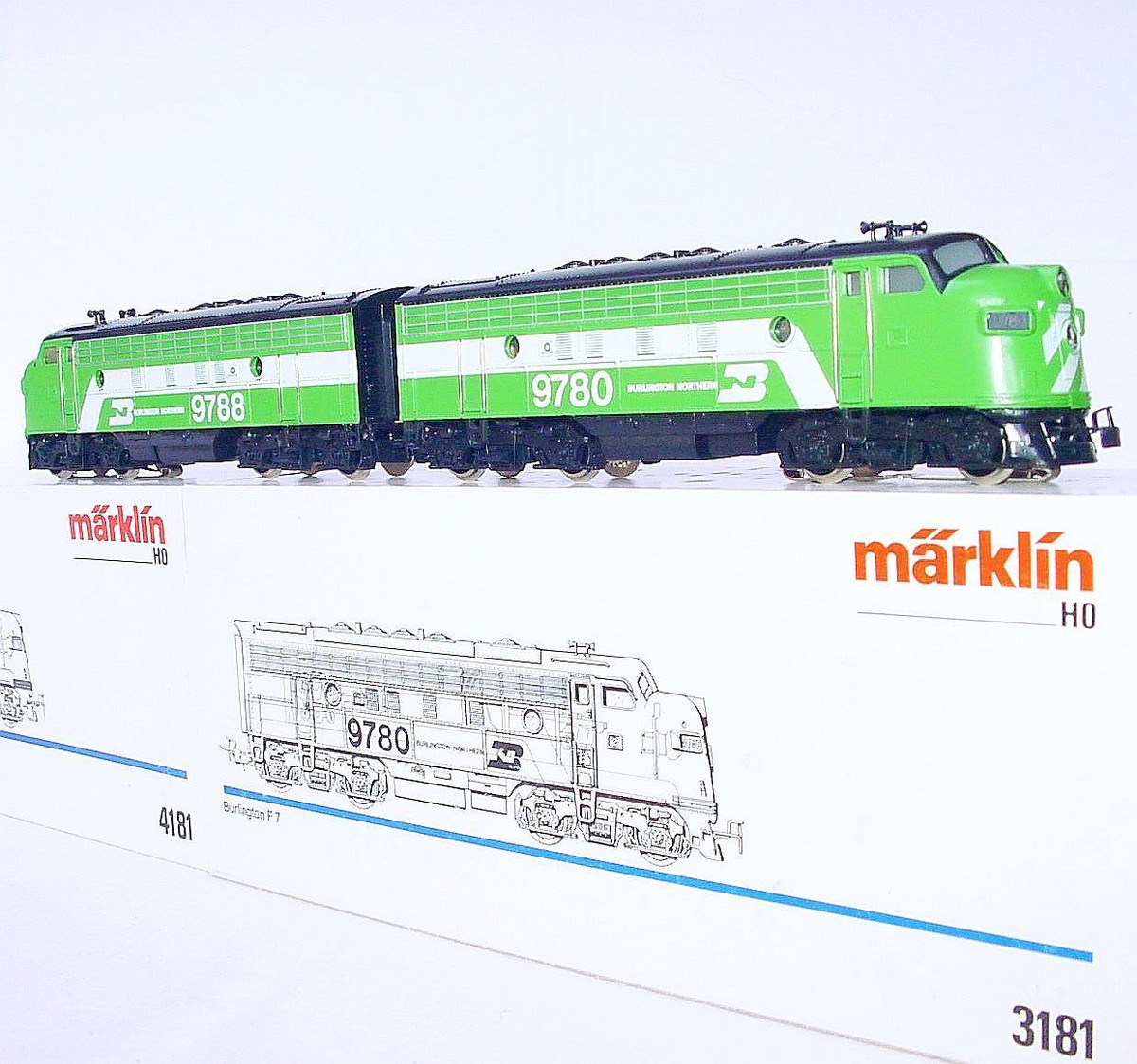 Märklin H0 - 40631 - Diesel locomotive - EMD F7 B unit - - Catawiki