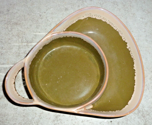 LTD Steinzeug individuelle Suppe & Cracker Schüssel grün/Tropf Keramik Serviergeschirr!!!! - Bild 2 von 3