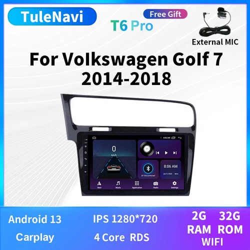 14-18 For VW Volkswagen Golf7 Golf 7 GPS Screen Car Android Multimedia AutoRadio - Picture 26 of 40
