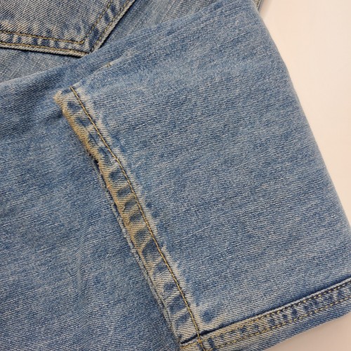 Pantalón de Trabajo Levi's 505 Para Hombres 31 Regular Pierna Recta Azul Denim Rojo Tab 31 30 - Imagen 11 de 12