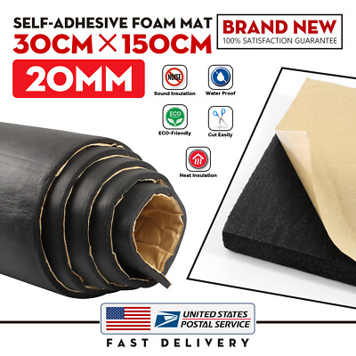 59''x12'' Closed Cell Neoprene Sponge Foam Sheet Easy Cut Weather Seal Rubber pad