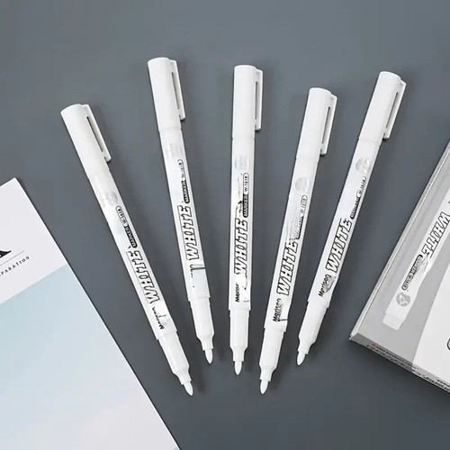 12PCS Waterproof White Paint Pens Permanent Marker Pen For Car Rubber Tyre Tire - Picture 13 of 14