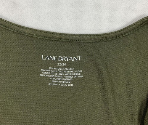 Lane Bryant Women's Super Soft Stretch Sleevless Top 22/24 Bust: 53" - Picture 3 of 4