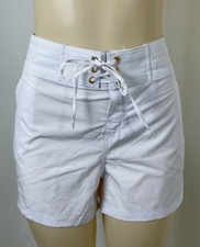 NWT La Blanca Resortwear Swim Cover-up Shorts  White  Size L