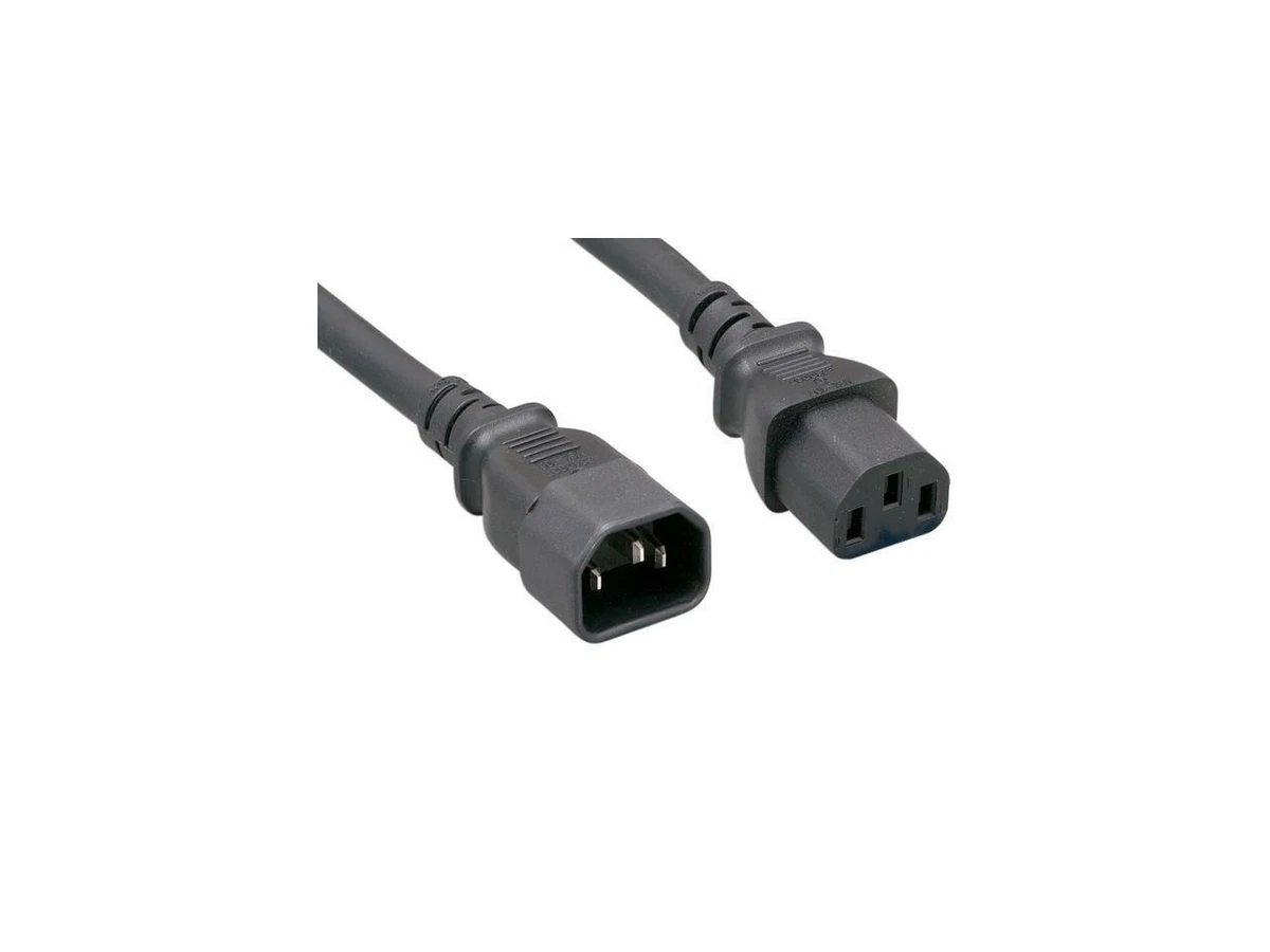 Longwell E553 49 LS60 C14 to C13 PDU Extension Power Cord 18AWG 10A300V,  3-Pron | eBay