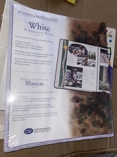 2002 Creative Memories SCRAPBOOK PAGES 8 1/2x11 WHITE - NEW SEALED OLD STOCK