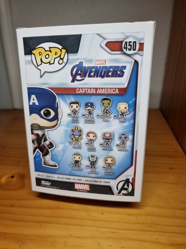 Captain America Avengers 450 Funko POP Vinyl Brand New IN PROTECTOR - Picture 3 of 5