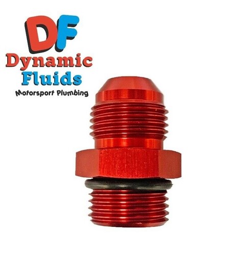 (AN8) -8 Male to ORB -8 AN8 (3/4" UNF) O-Ring Seal In Red - 第 1/1 張圖片