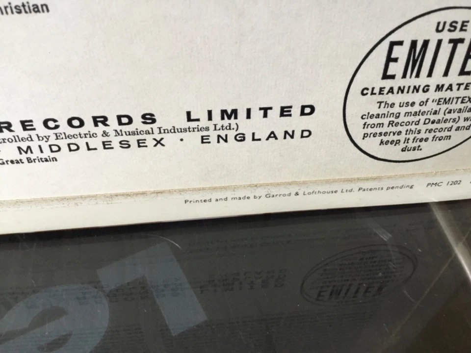 The Beatles Please Please Me Vinyl LP 6th Pressing Small Mono Y & B Label EX/EX Foto 4 de 4