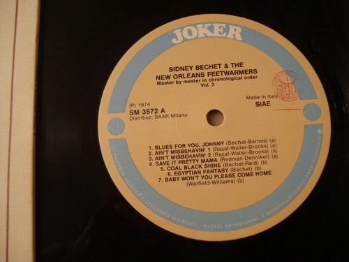 Sidney Bechet - Sidney Bechet Vol. 2 - LP *MINT - Picture 4 of 4