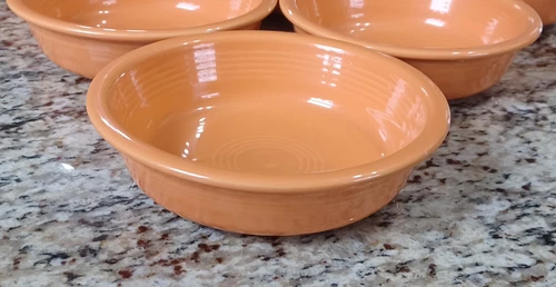 Fiestaware Tangerine Cereal/Soup Bowl Retired Color Homer Laughlin