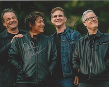 THE RUBINOOS BAND SIGNED AUTHENTIC 8X10 PHOTO POWER POP LEGENDS w/COA PROOF X4