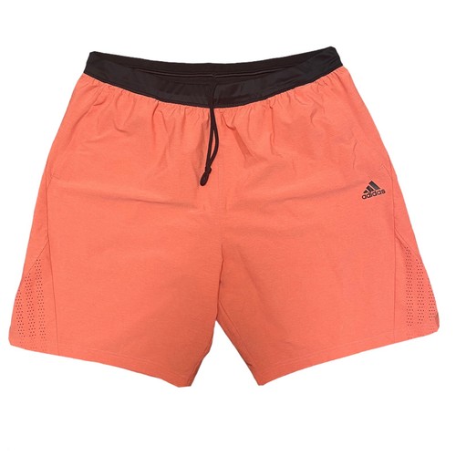 Adidas Gym Shorts Peach Mens XXL Training Pockets Adjustable Drawstring 2XL  EUC | eBay