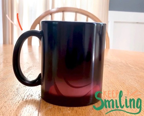 SMILE IS CHARITY ISLAMIC SUNNAH COLOR CHANGING MUG 11 OZ - Picture 4 of 5