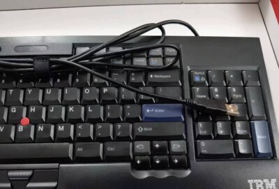 Original Lenovo IBM SK-8835 USB Wired Keyboard With Trackpad