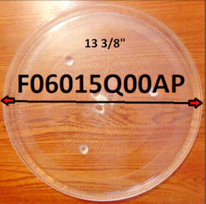 13 3/8" Panasonic 4N3 34 Gently Used Microwave Turntable Tray/Plate Clean