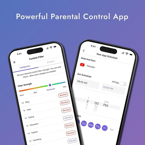 JEXtream Wifi 6 Parental Control Router Manage Screen Time High-Speed Internet - Picture 7 of 9