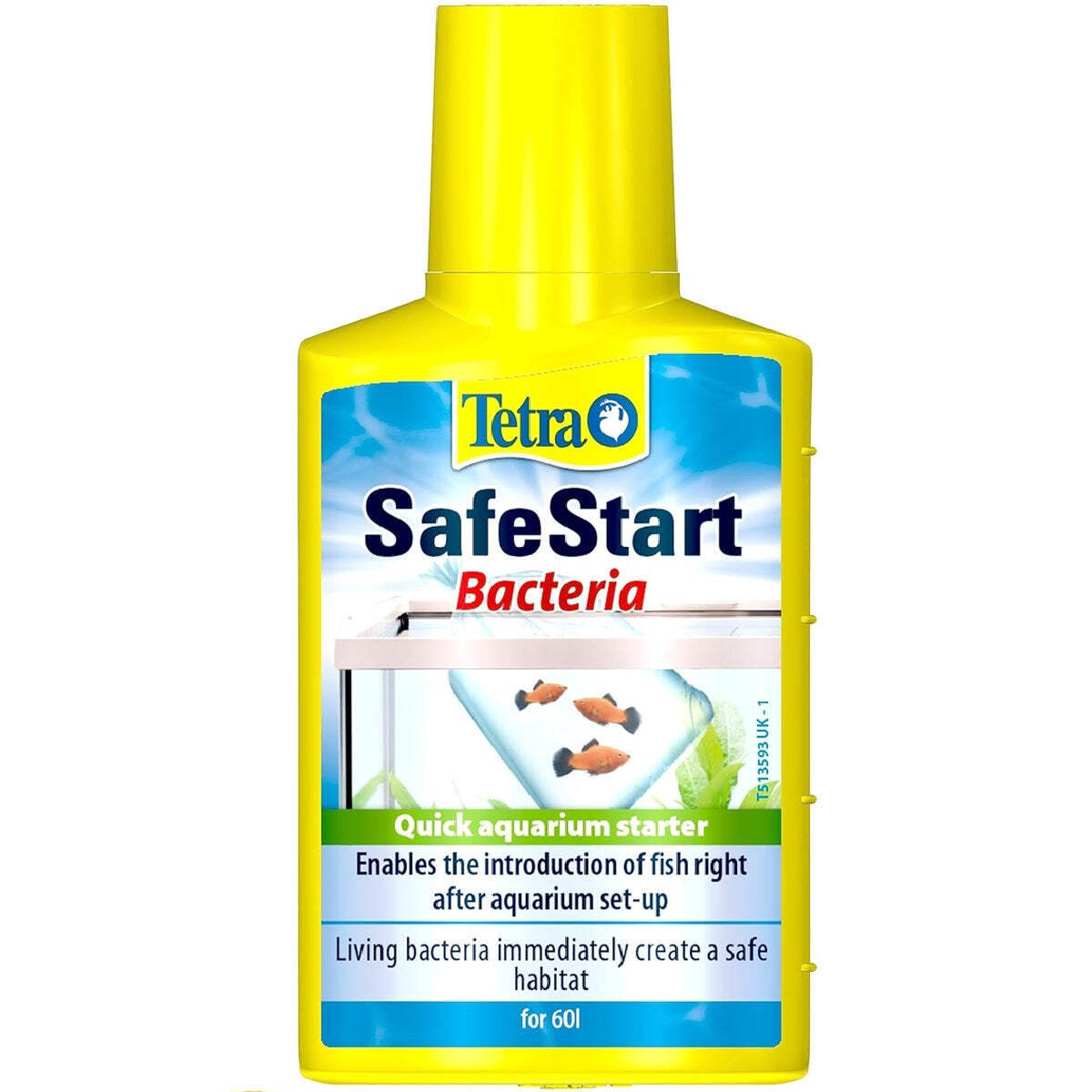 TETRA SAFESTART - (50ml) - Safe Start Bacteria Aquarium Fish Set-Up Starter Care