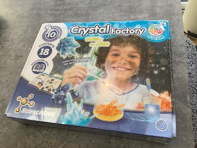Crystal Factory Leuchtet im Dunkeln... Kinder Zum Selbermachen science4you NEU UND VERPACKT versiegelt 8+