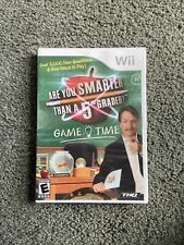 Are You Smarter Than a 5th Grader Game Time (Nintendo Wii, 2009)