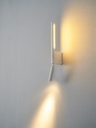 COB LED Wall Lamp Fixture Adjustable Headboard Reading Light Tubular Pull Switch
