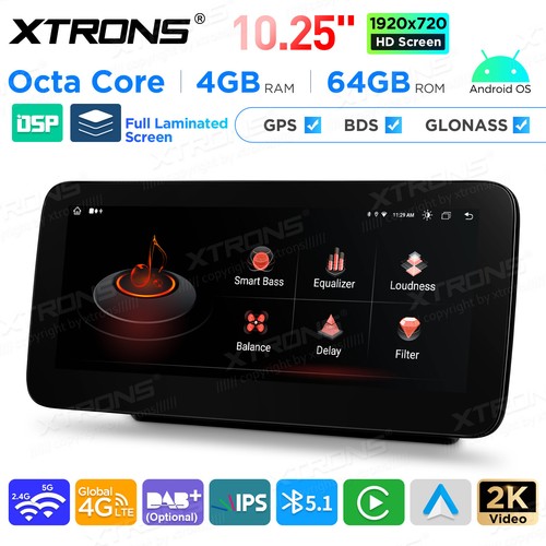 10.25" Android 14 Retrofit 4G Car Stereo GPS 64G For Benz C-W205 X253 W446 W470 - Picture 13 of 18