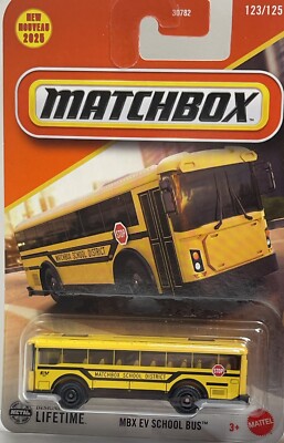 2025 New Matchbox “BMX EV SCHOOL BUS 123/125 | eBay