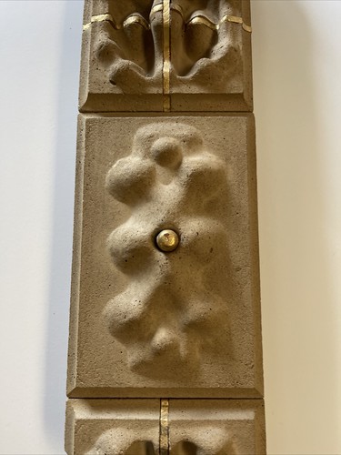 Castle sculpture modernist abstract fragment architectural expressionism rare - Picture 6 of 18