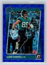 2021 Panini Donruss Optic #287 Luke Farrell Rated Rookie Blue Scope