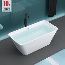 Freistehende Badewanne Acryl Wanne Standbadewanne 170cm V529 Sanitäracryl