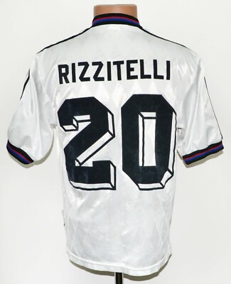 BAYERN MUNCHEN 1995/1996/1997 AWAY FOOTBALL SHIRT #20 RIZZITELLI SIZE S ADULT