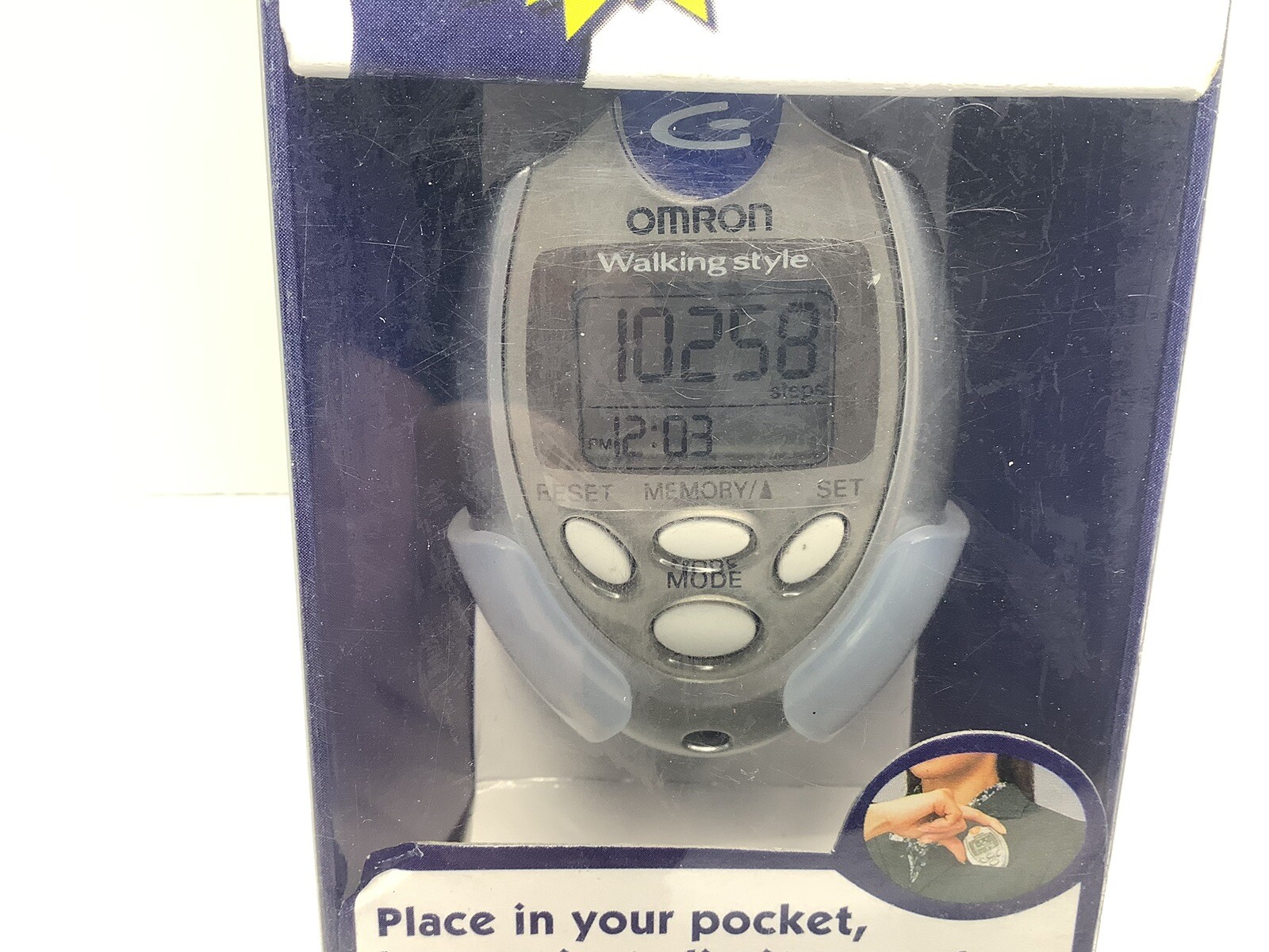 Omron Digital Pocket Pedometer Open Box Model HJ112 73796801120 eBay