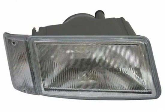 Phare avant droite H4 chromé à réglage mécanique pour utilitaire Iveco Daily 2