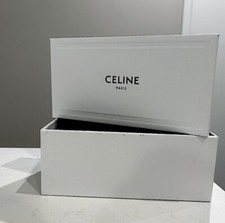 CELINE PARIS NEW AUTHENTIC EYEGLASSES SUNGLASSES WHITE EMPTY GIFT STORAGE BOX