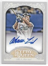 Adam Lind 2012 Gypsy Queen Baseball Queen Autographs  #GQAAL