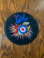 The Who Oficial Tour Merchandise Turntable Slip Mat Hits 50