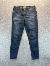 Democracy Jeans Women's 6 AB Technology Skinny Stretch Dark Blue Denim Pants