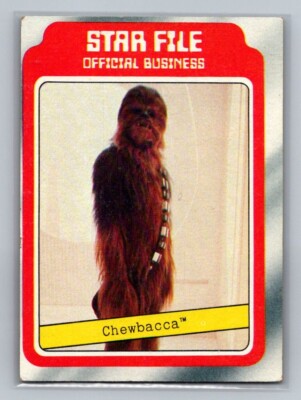 1980 Topps Star Wars Empire Strikes Back #5 Chewbacca Star File | eBay