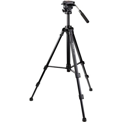 Magnus VT-300, Video Tripod System with Fluid Head, Extends to 64 , Max Load ...