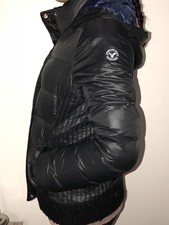 American Eagle Outfitters Black Quilted Padded Puffer Jacket