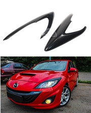 Front Eyelids For Mazda 3 Axela Mps Mazdaspeed3 Bl 2008 - 2013 Eyebrows Overlays